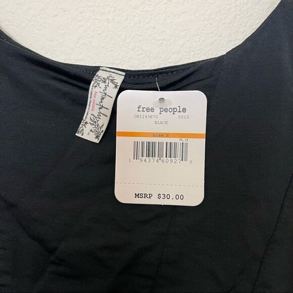NWT Free People Be Cool Brami Tank in Black Size S - Picture 3 of 4